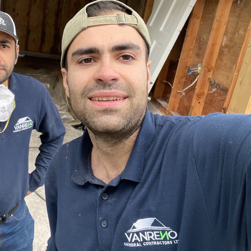 Vanreno - About Us - Meet our Team Project manager at Vanreno GC : Amin Hosseini Panah- Bathroom Renovations Vancouver