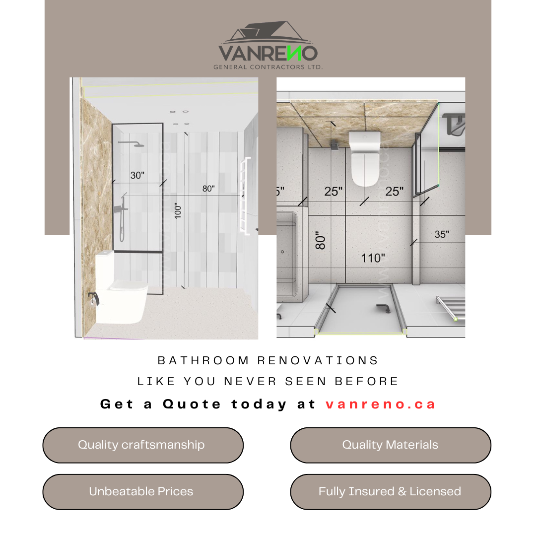 Free on-site consultation with Vanren oGC - Bathroom Remodeling and Renovations - From Design to Build