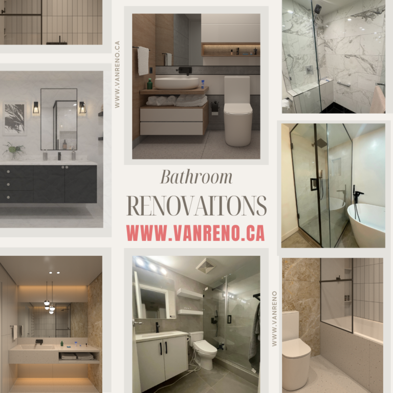 Bathroom Renovation in Vancouver - Vanreno General Contractors Ltd. Full Renovation Services - Bathroom Renovator contractor in Burnaby BC