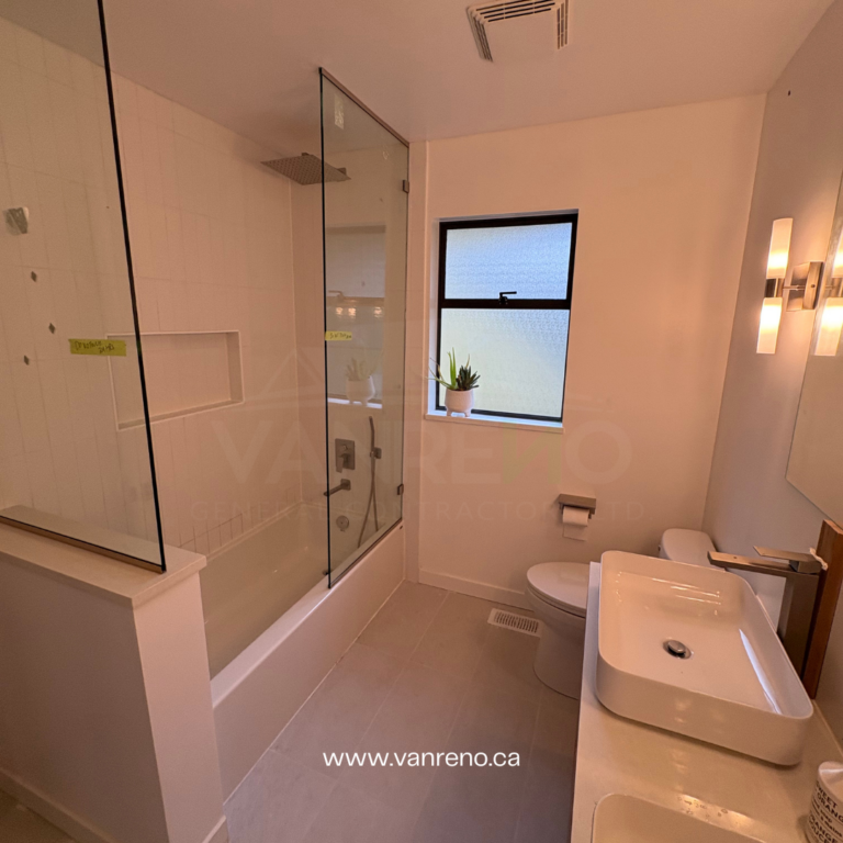 Bathroom Renovation in Vancouver - Vanreno General Contractors Ltd. Full Renovation Services - Bathroom Renovator contractor in Burnaby BC