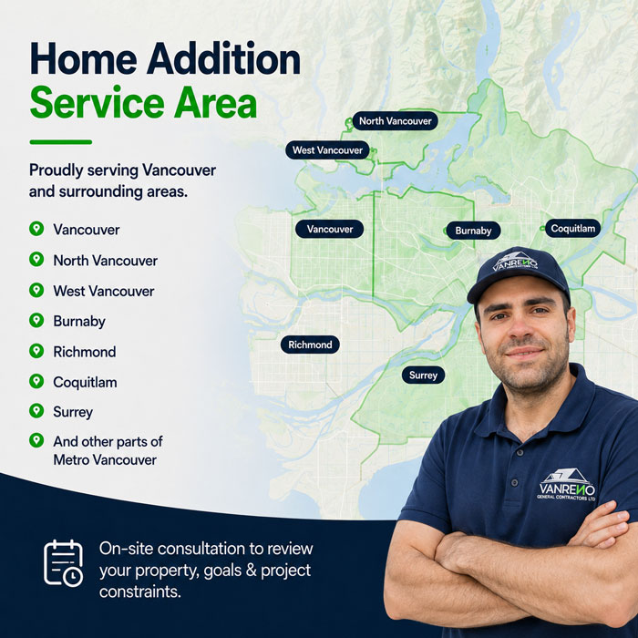 Home Addition Service Area