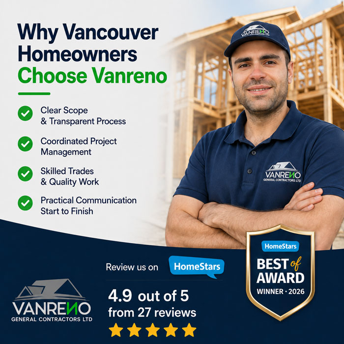 Why Vancouver Homeowners Choose Vanreno