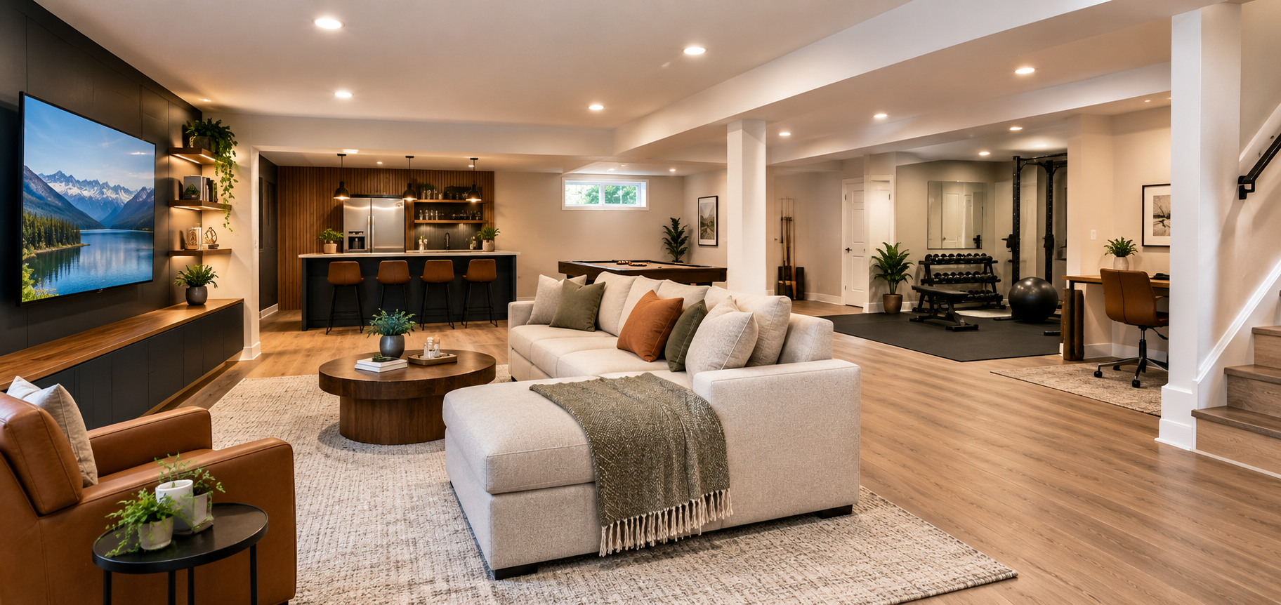 Unfinished-Basement-Ideas - Vanreno GC