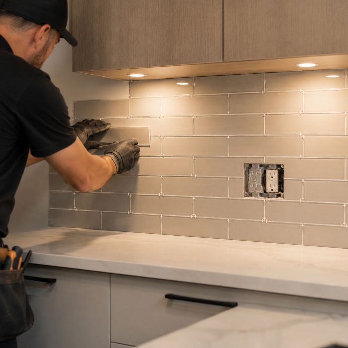 3vn Backsplash Installation