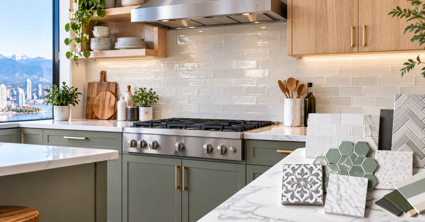 Affordable Options for Kitchen Backsplash Cost Vancouver Save Big on Style! - vanreno General Contractors Ltd.