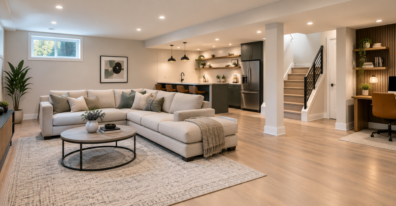 Basement Finishing in Burnaby Costs, Design Ideas & Renovation Tips - VANRENO.ca -- Burnaby Contractor TOP 1 high end renovation affordable costs