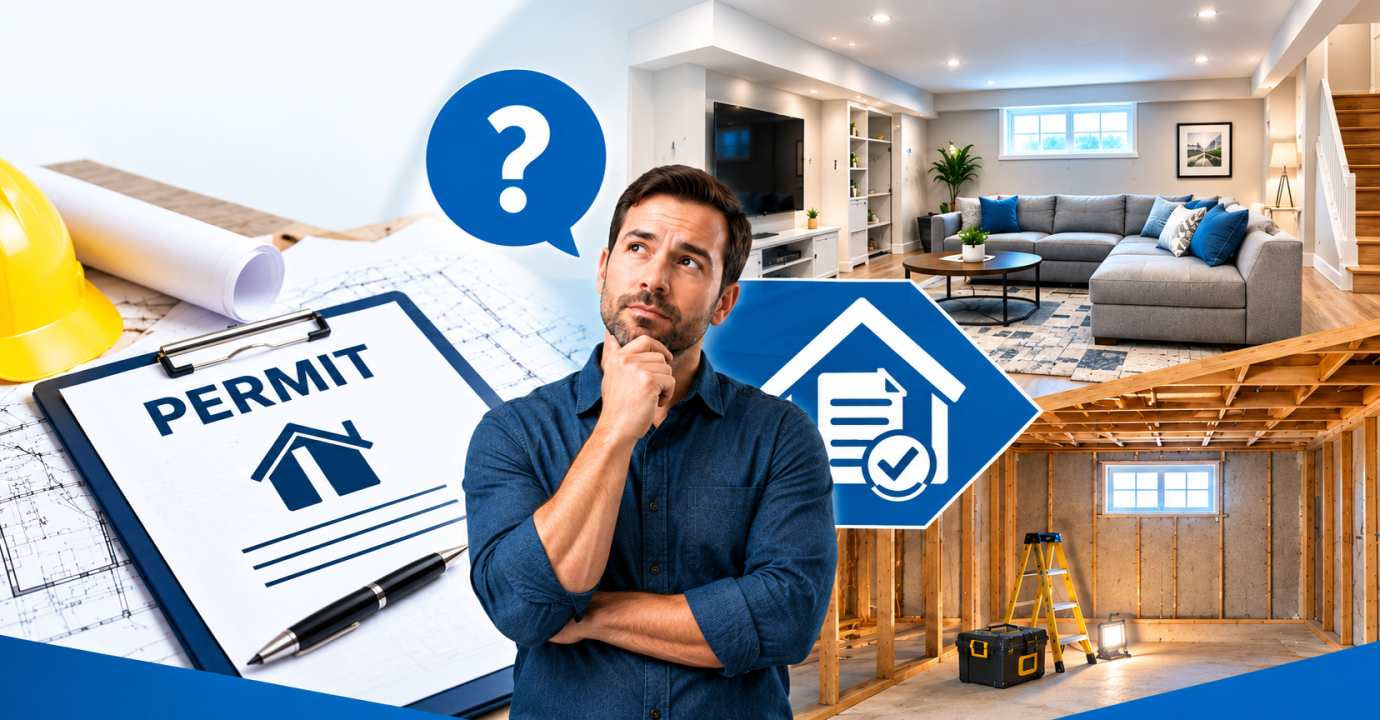 Do I Need a Permit for a Basement Renovation in Burnaby? - Basement Reovation Burnaby FAQ answered by Experts from Vanreno General Contractors Ltd.