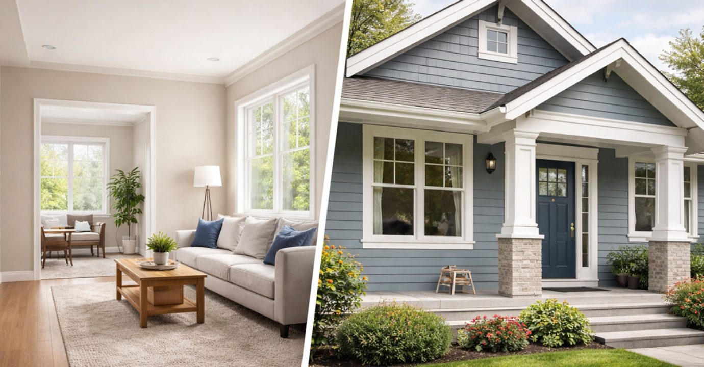 Interior vs Exterior Painting | Key Differences Homeowners Should Know